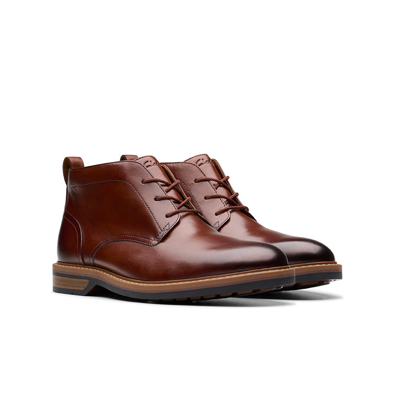 CLARKS Aldwin Chukka Men's Boots Leather Casual Shoes