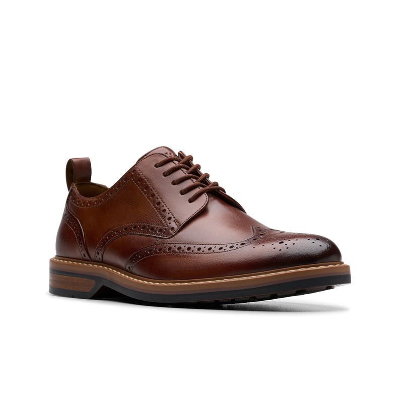 CLARKS Aldwin Limit Men's Business Shoes Brown Leather Casual Shoes