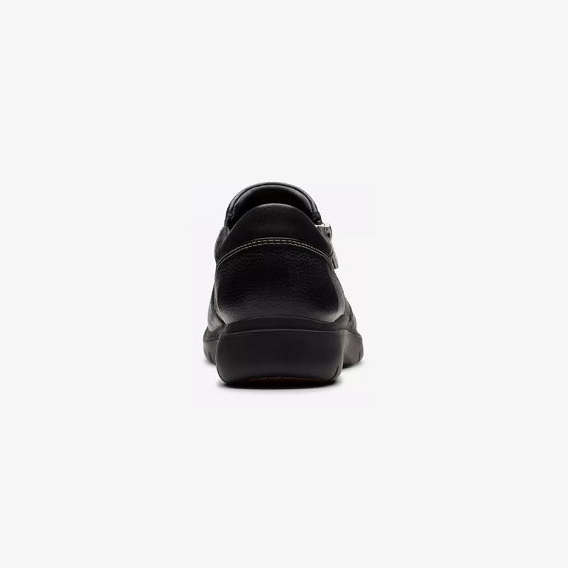 Clarks Certina Pure Women's Black Leather Casual Fashion Shoes 26179816