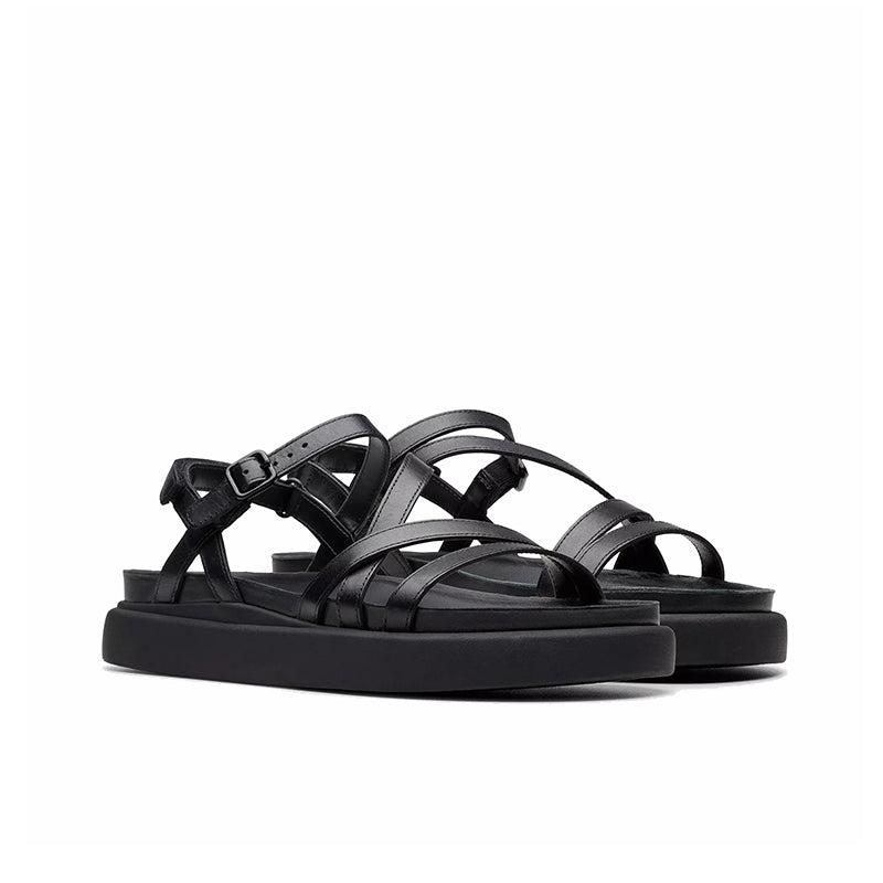 CLARKS Aristella Rose Women's Sandals Leather Casual Shoes