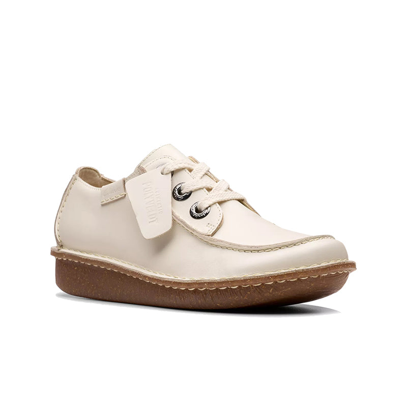 Clarks Funny Dream Women's Business Black Leather Casual Shoes Funny Dream