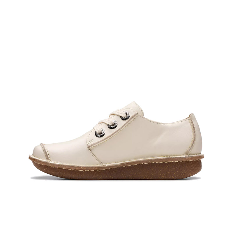 Clarks Funny Dream Women's Business Black Leather Casual Shoes Funny Dream