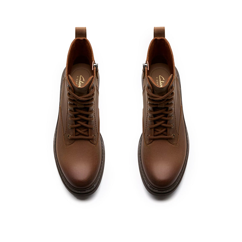 Clarks Orinoco3 Style Women's Boots Leather Lace-up Casual Shoes