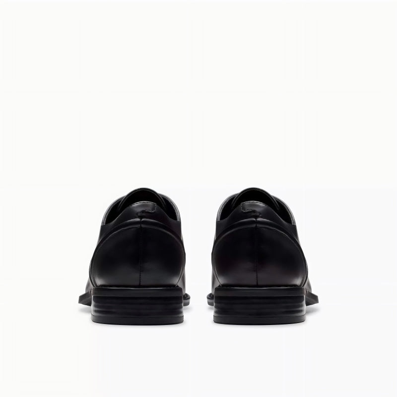 Clarks Hana Walk Women's Black Leather Fashionable Formal attire Shoes 26183045