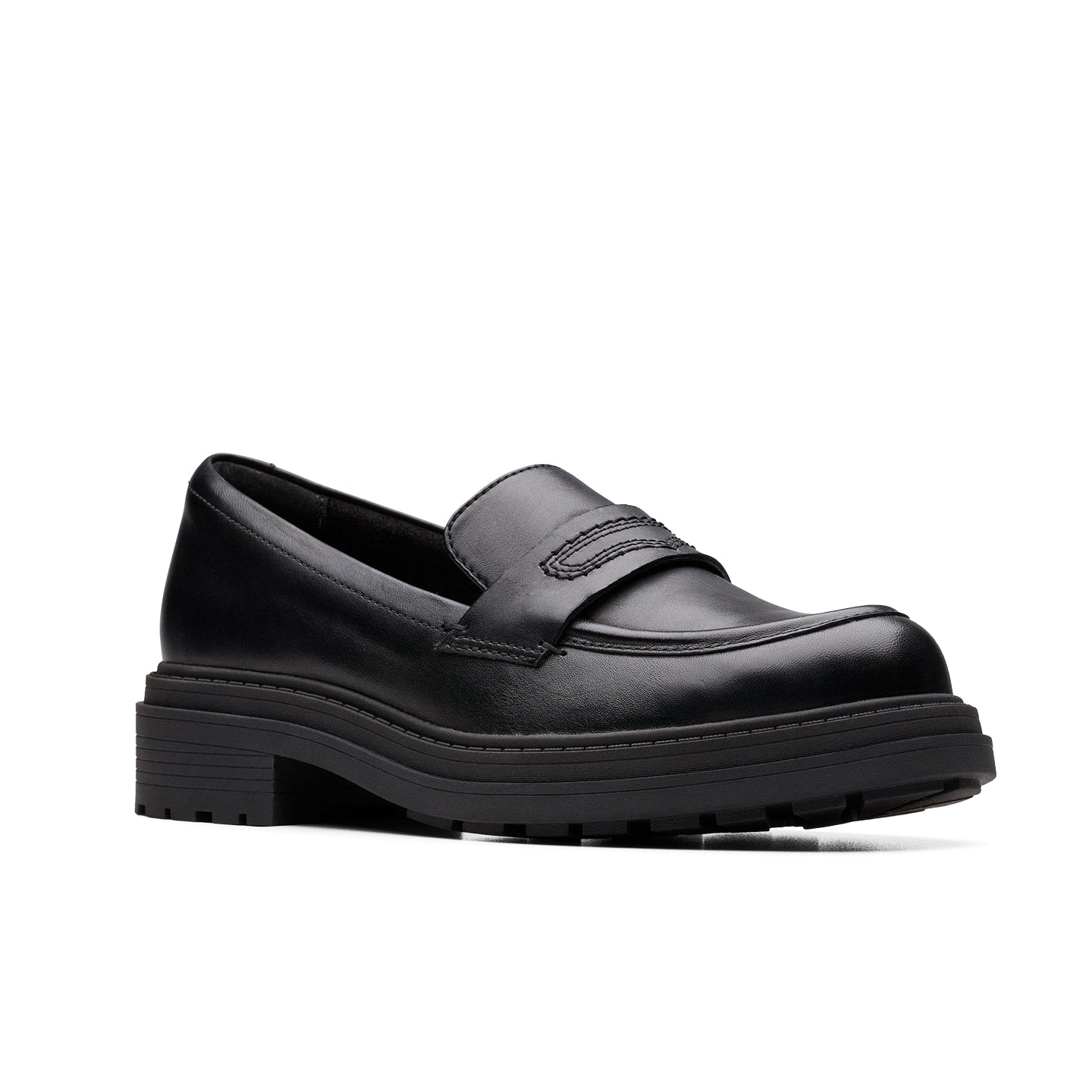 Clarks Orinoco3 Edge Women's Business shoes Black Leather Formal retro fashion business shoes 26183172