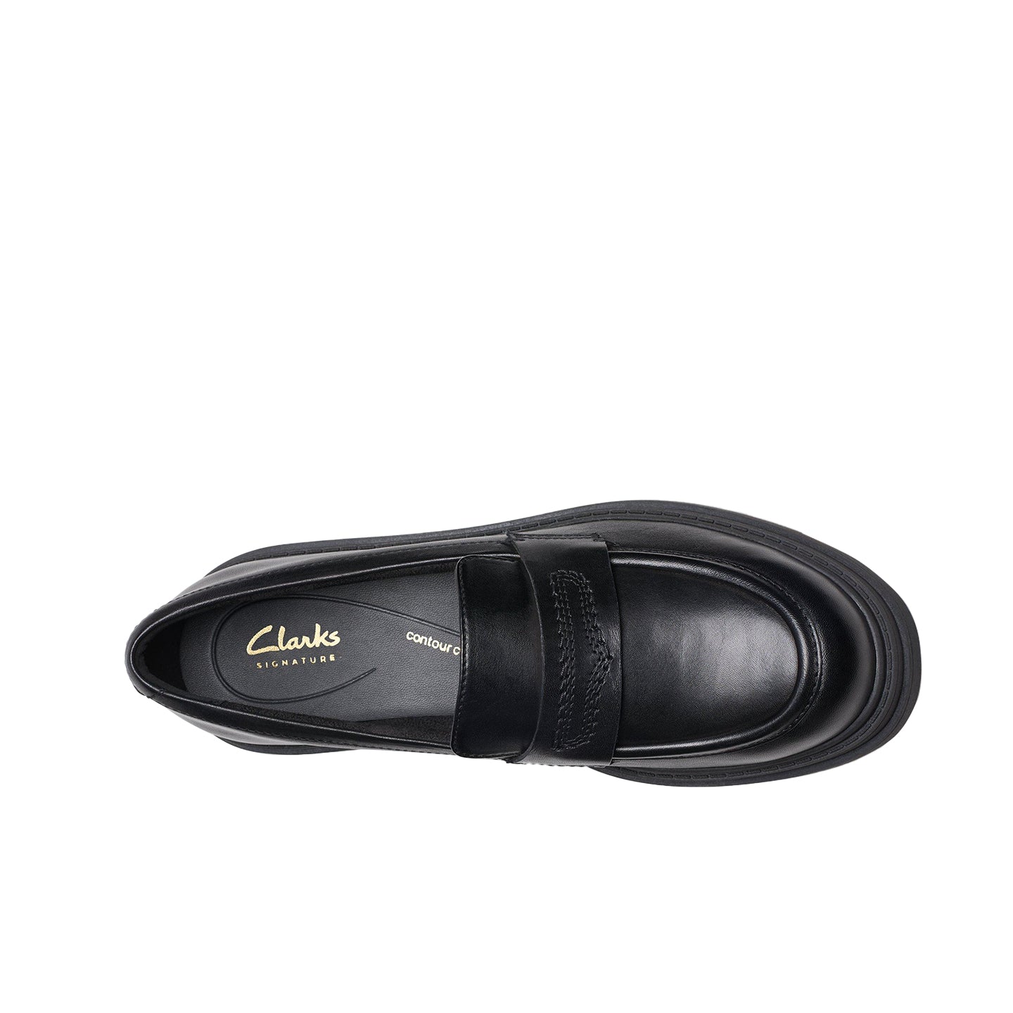 Clarks Orinoco3 Edge Women's Business shoes Black Leather Formal retro fashion business shoes 26183172