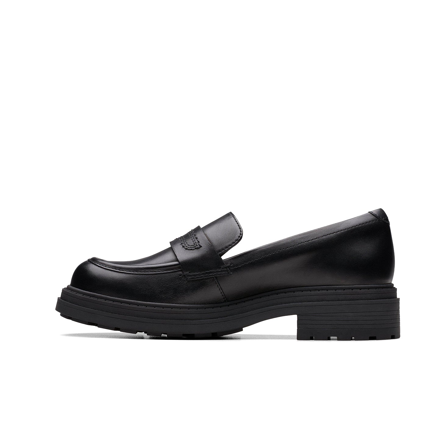 Clarks Orinoco3 Edge Women's Business shoes Black Leather Formal retro fashion business shoes 26183172