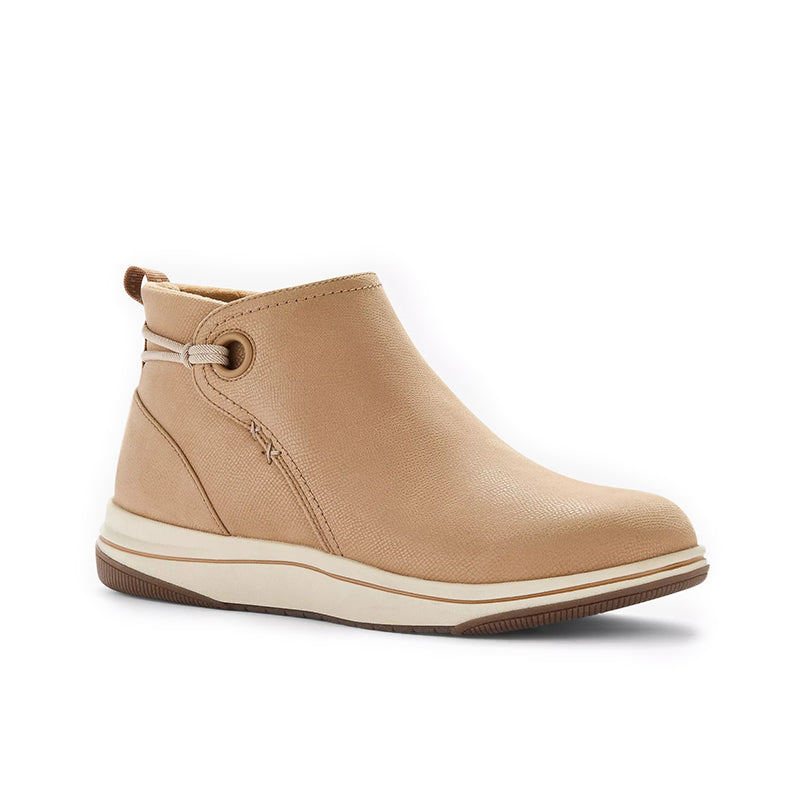 CLARKS Brinkley Derby Women's Boots Leather Zip Casual Shoes