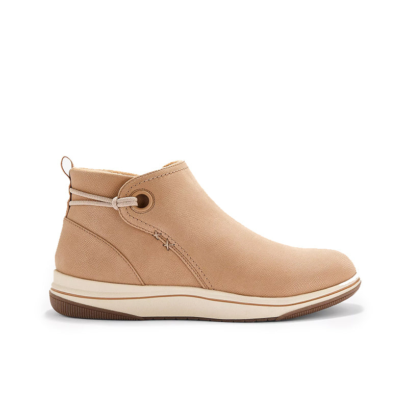 CLARKS Brinkley Derby Women's Boots Leather Zip Casual Shoes