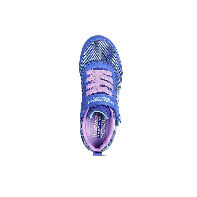 Skechers Girl's Sneakers Comfortable Blue Pink Walking Shoes 303387L