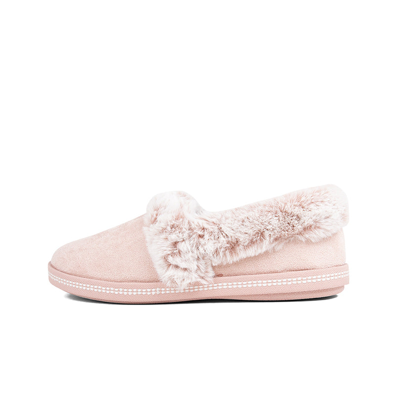 Skechers Cozy Campfire Team Toasty Women's Slippers Pink Winter Casual Shoes 32777