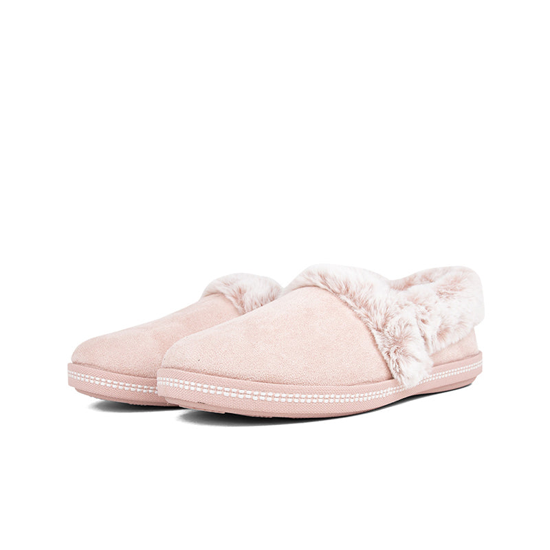 Skechers Cozy Campfire Team Toasty Women's Slippers Pink Winter Casual Shoes 32777