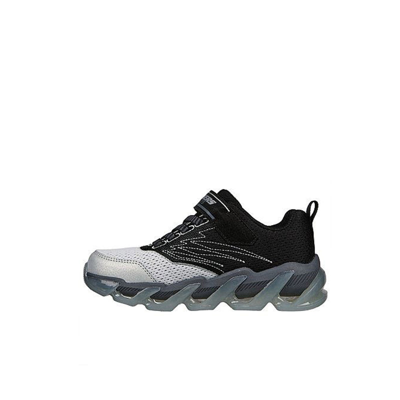 Skechers S Lights Boy's Sneakers Black Grey Casual Shoes 400132L