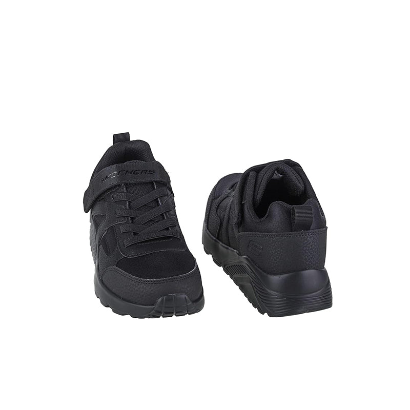 Skechers Uno Lite Boy's Sneakers Black Outdoor Casual Shoes 403666L