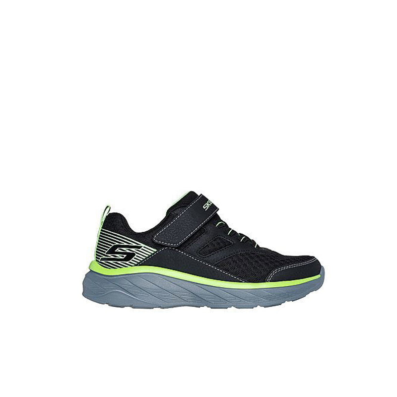 Skechers Boundless Boy's Sneaker Black Lemon Casual Mesh Shoes 403718L