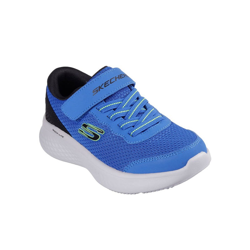 Skechers Sprint Surge Boy's Sneakers Black Mesh Casual School Shoes 404015L