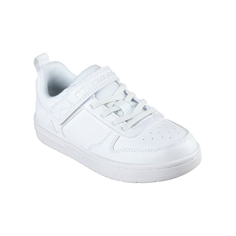 Skechers Smooth Street Boy's Boots White Casual Shoes 405633L