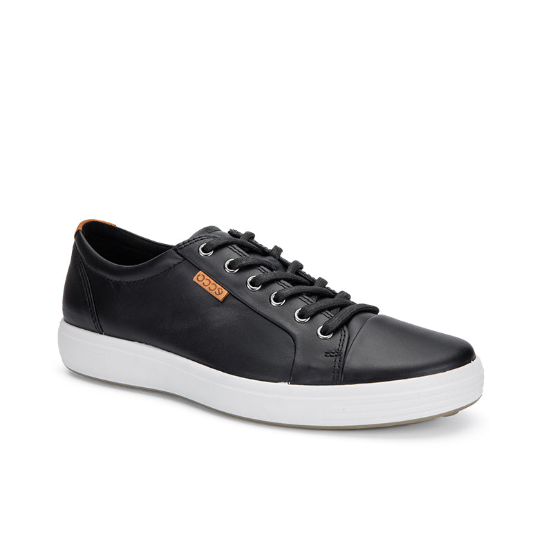 ECCO Soft 7 Men's Sneakers Leather Lace Up Casual Shoes 430004