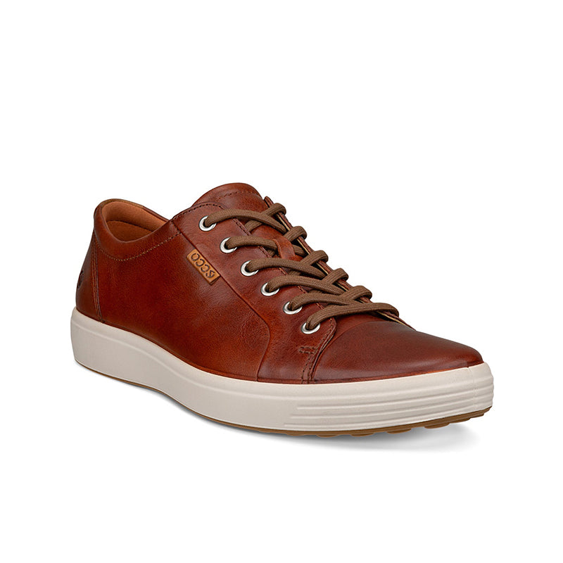 ECCO Soft 7 Men's Sneakers Leather Lace Up Casual Shoes 430004