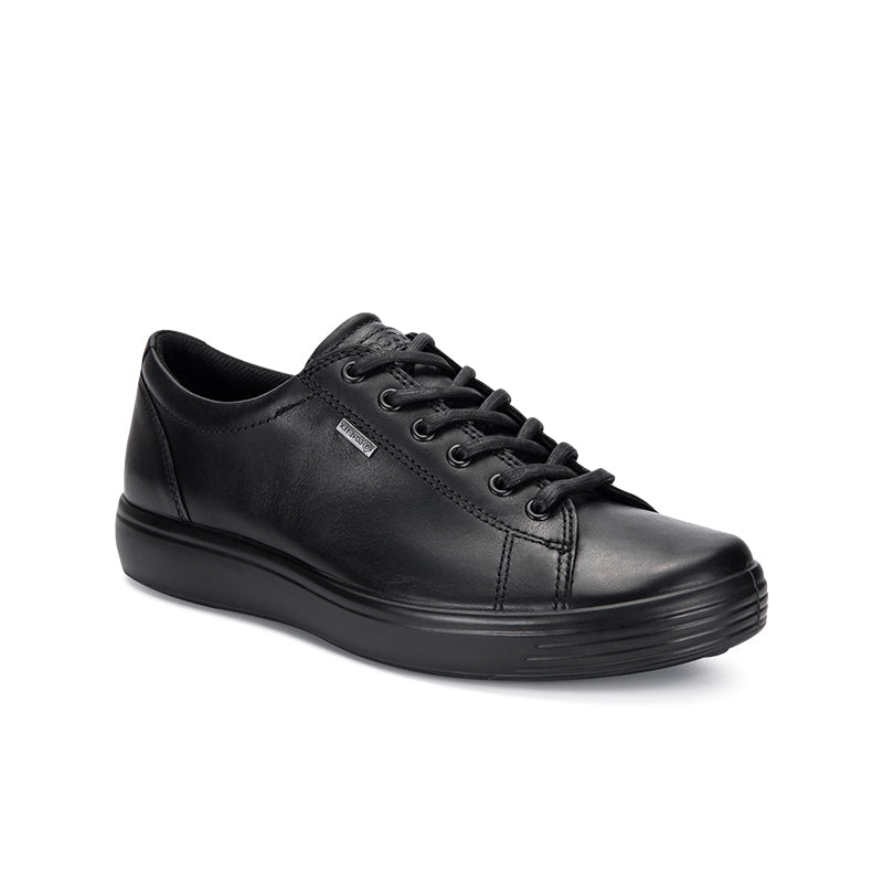 ECCO Soft 7 Men's Sneakers Black Lace Up Outdoor Shoes 430364