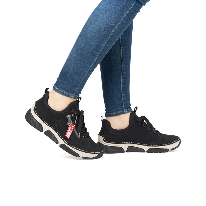 Rieker Women's Sneakers Fashion Outdoor Lace-up Casual Shoes 45973