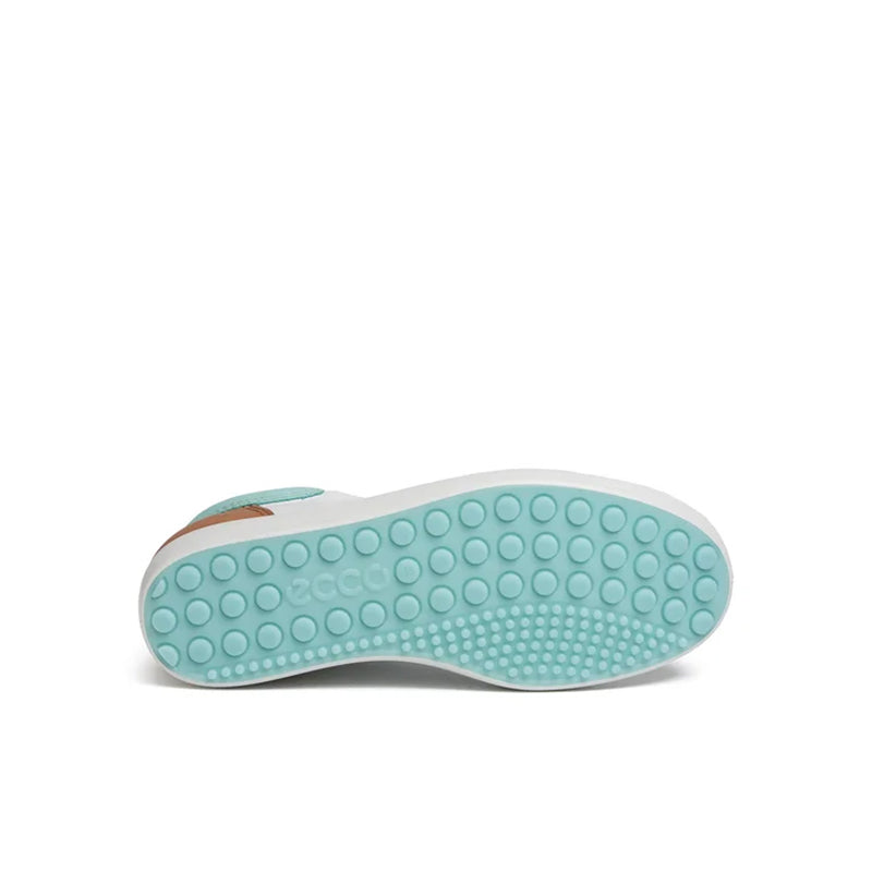 ECCO women¡¯s sneaker outsole underside with blue textured tread circles