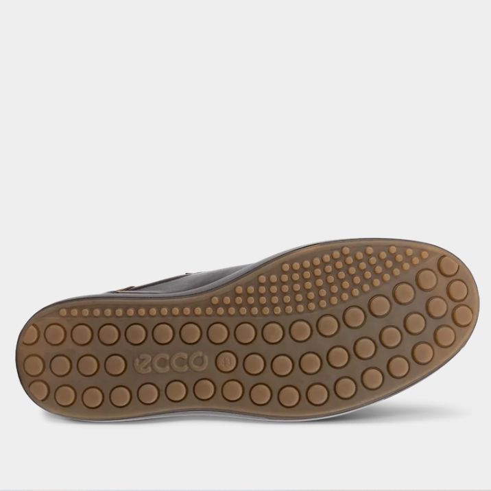 ECCO SOFT 7 Men's Sneakers Brown Leather Fashion Casual Shoes 470824