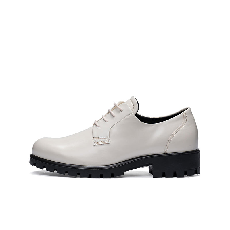 ECCO Modtray Women's Leather Shoes White Leather Fashion Shoes 490003