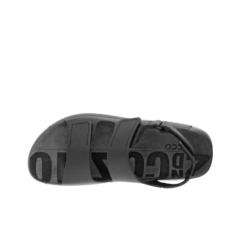 ECCO Cozmo Men's Sandals Outdoor Casual Leather Buckle Velcro Shoes 500944