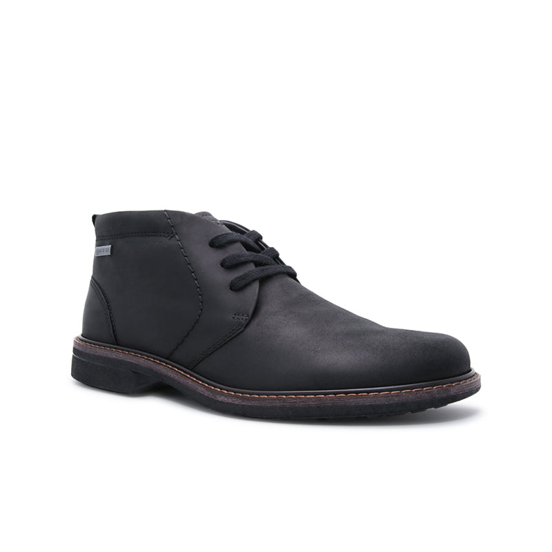 ECCO Turn Himba Men's Boots Black Leather Casual Waterproof Shoes 510224