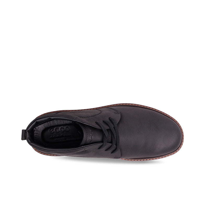 ECCO Turn Himba Men's Boots Black Leather Casual Waterproof Shoes 510224