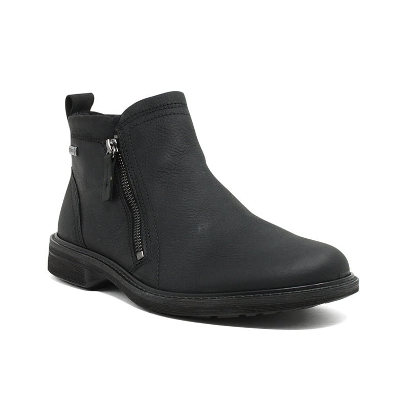 ECCO Turn Men's Boots Black Fashion Leather Shoes Waterproof Casual Shoes 510244