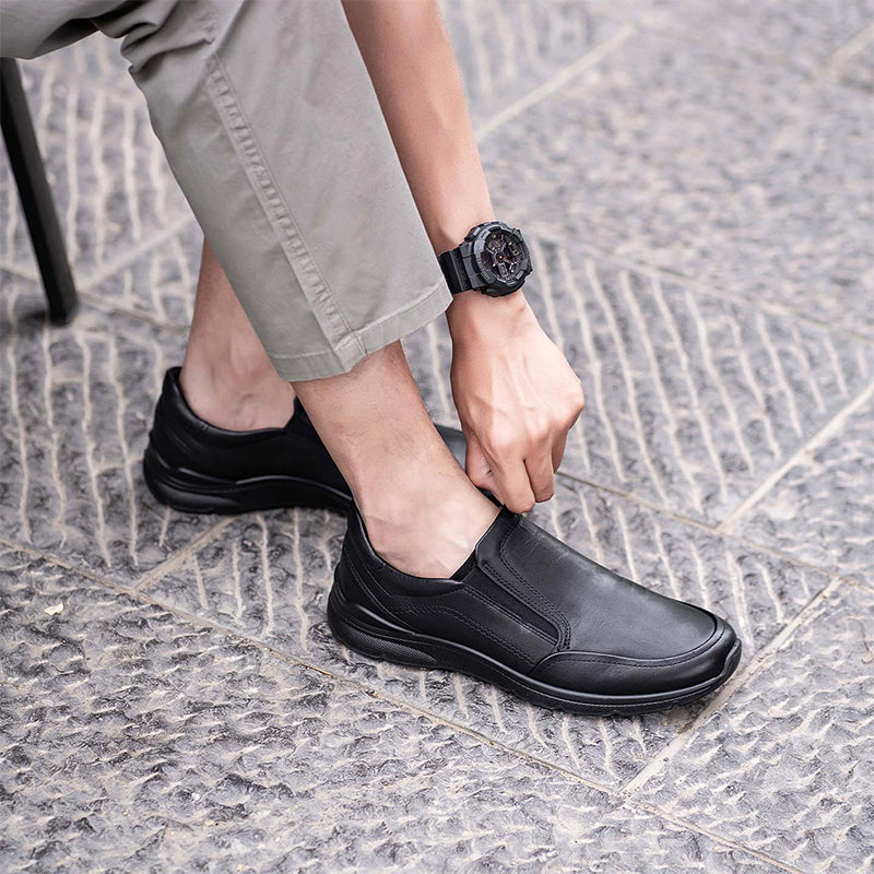 ECCO Irving Men's Loafer Slip-on Black Casual Shoes 511744