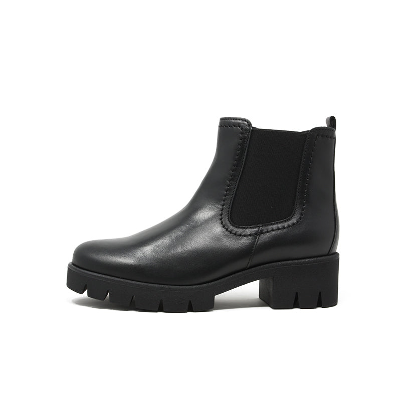Gabor Women's Boots Black Leather Ankle Boots 51710