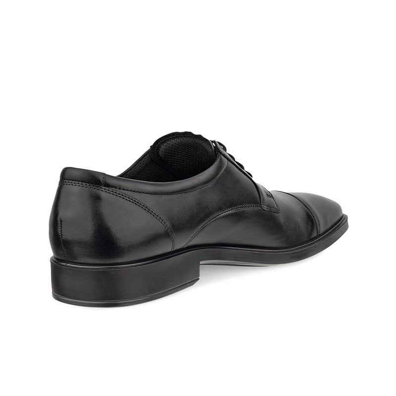 ECCO METROPOLE MILAN Men's Derby Black Leather Casual Fashion Shoes 523364