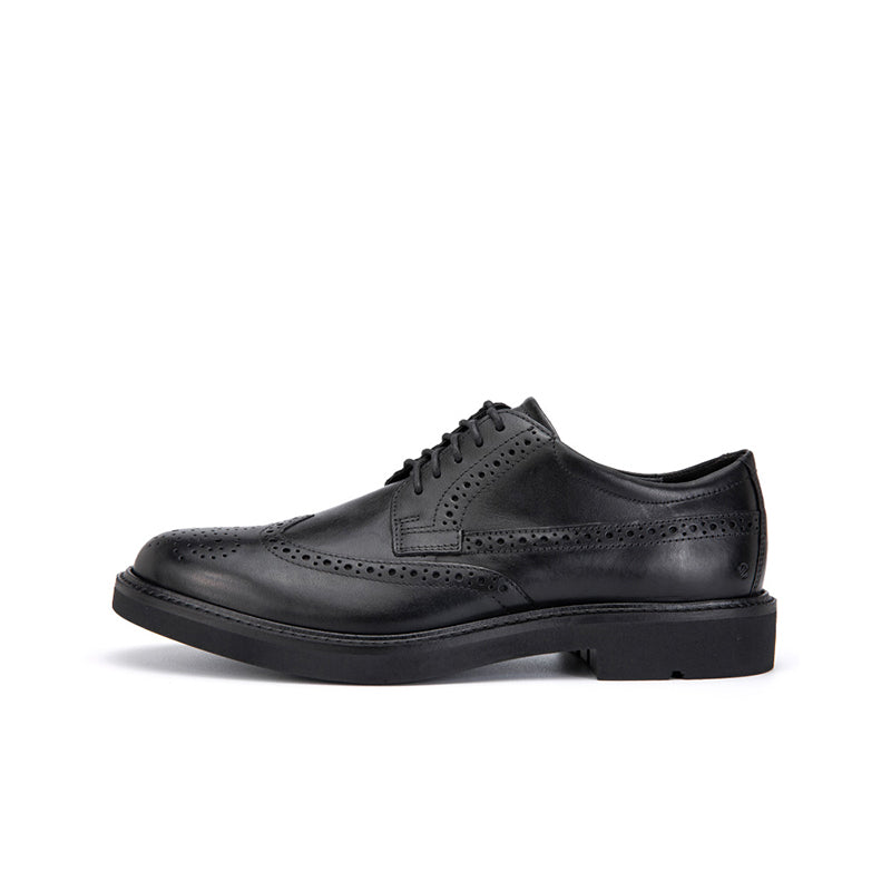 ECCO Metropole London Men's Leather Shoes Black Formal Lace Up Shoes 525614