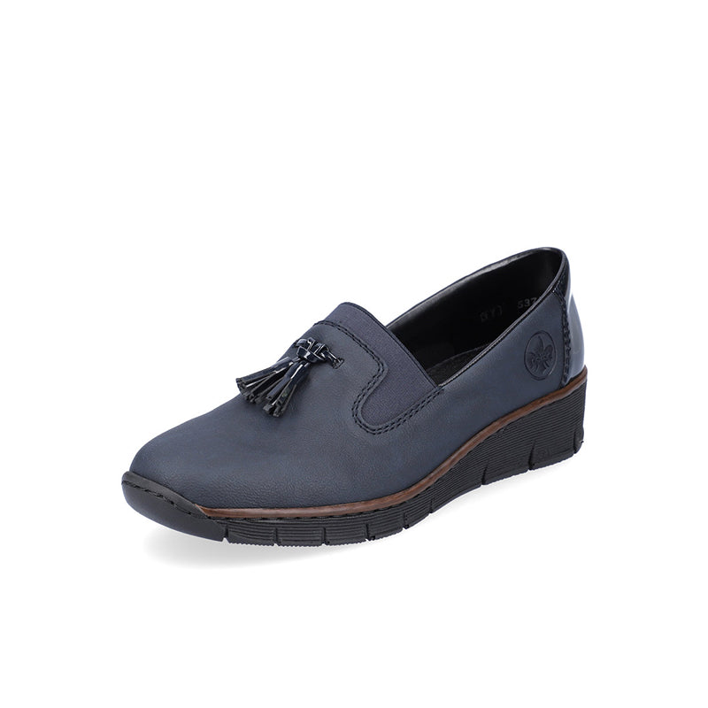 Rieker Women's Loafers Fashion Leather Casual Shoes 53751