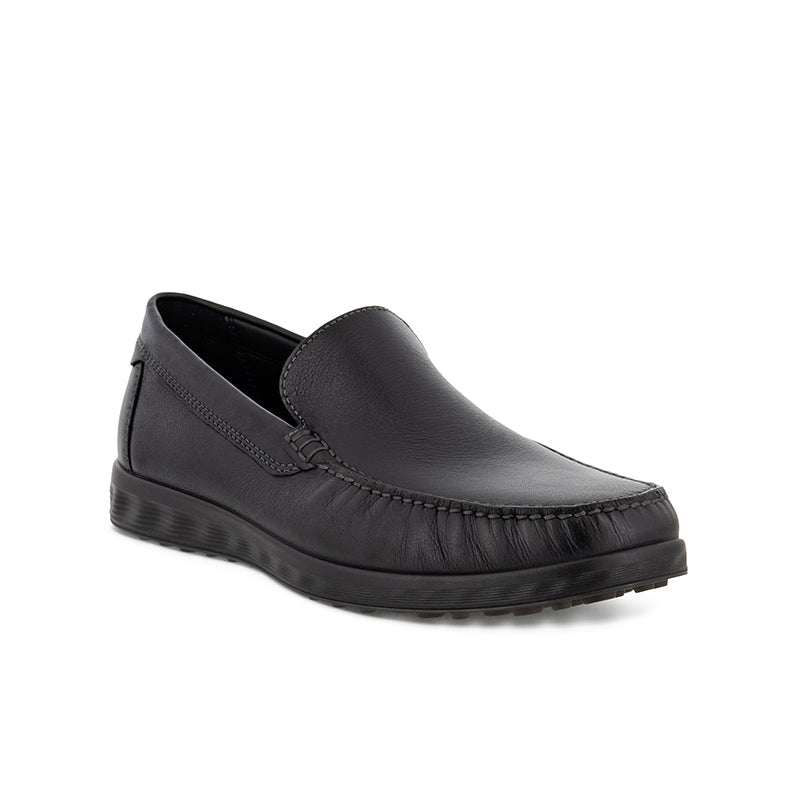 ECCO S Lite Moc Men's Loafer Black Leather Slip-on Casual Shoes 540514