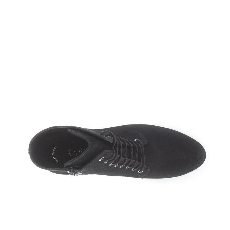 Gabor Abbey Women's Boots Black Leather Heel Boots 55681