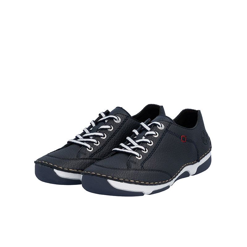 Rieker Women's Sneakers Comfortable Blue Everyday Comfort 55901
