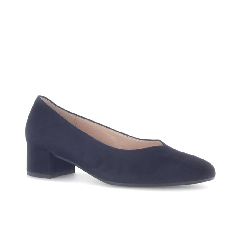 Gabor Dixie Women's Pumps Blue Leather Women Court Shoes 6143116