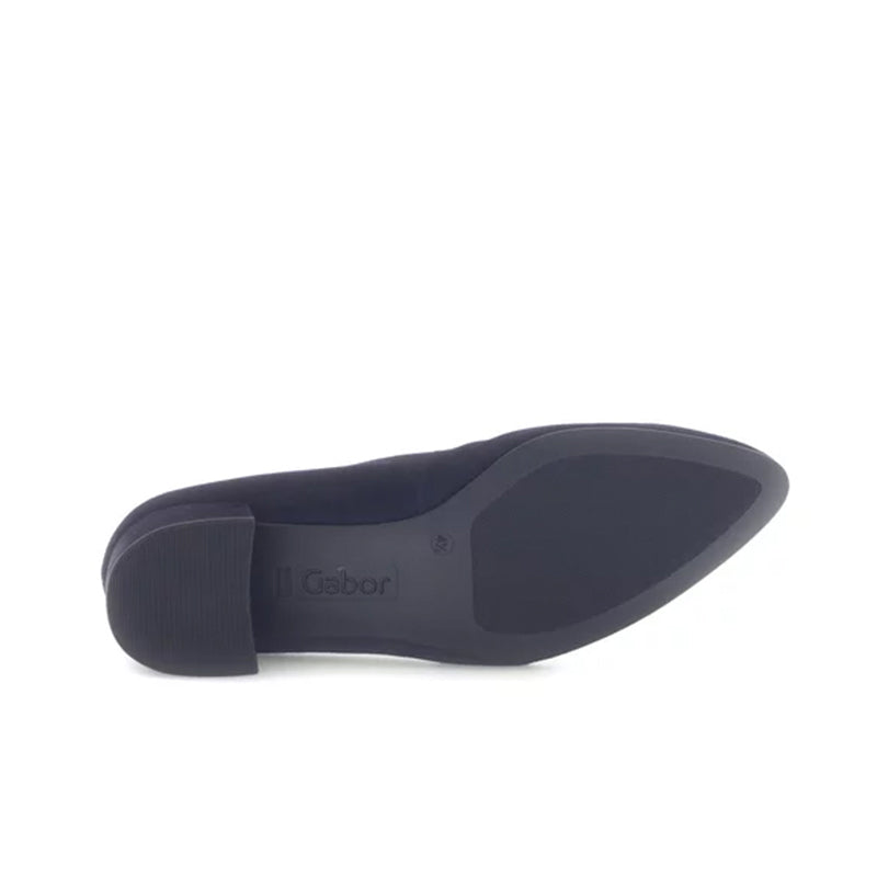 Gabor Dixie Women's Pumps Blue Leather Women Court Shoes 6143116