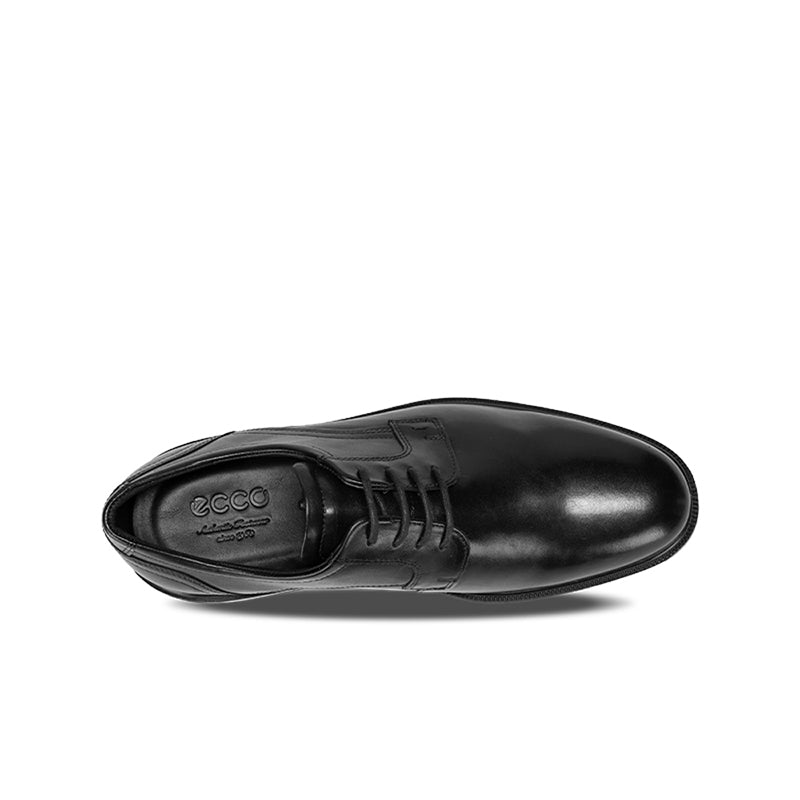 ECCO Lisbon Men's Leather Derby Black Formal Lace Up Shoes 622104