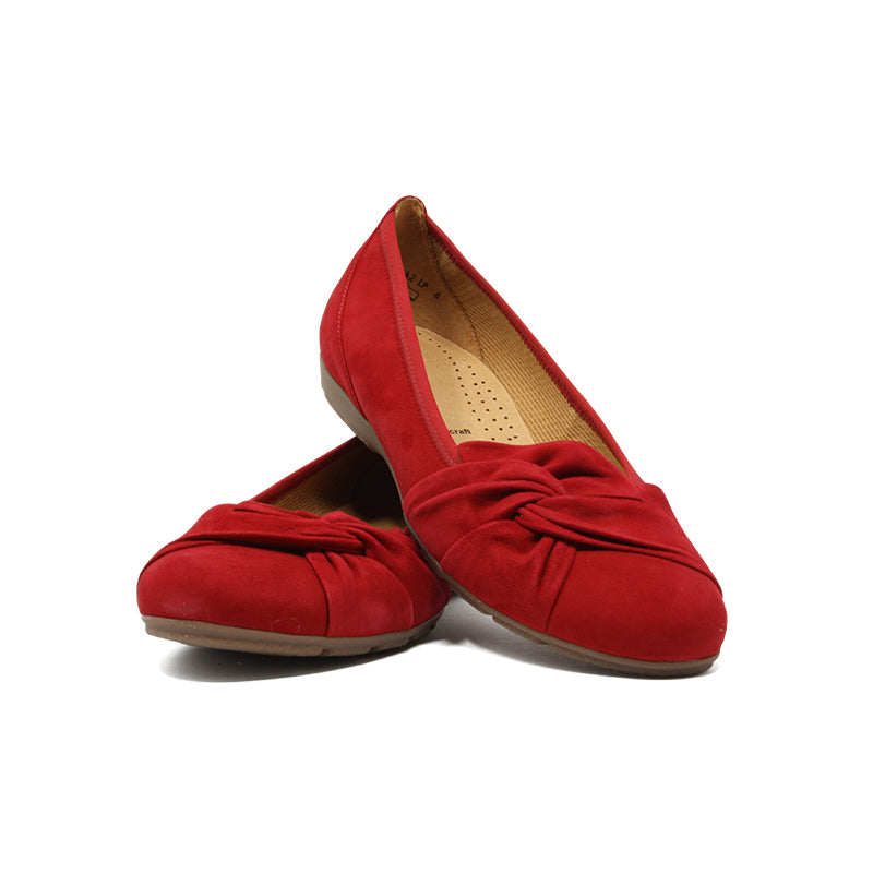 Gabor Women's Ballerina Pump Slip-on Leather Shoes 64167