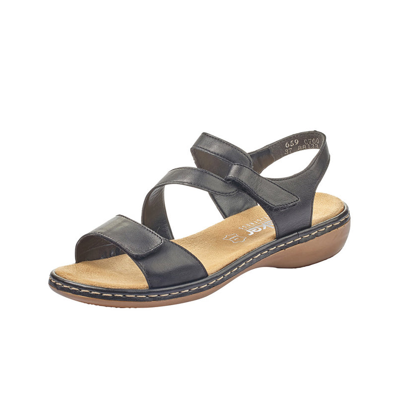 Rieker Women's Sandals Fastener Casual Summer Sandals 659C7