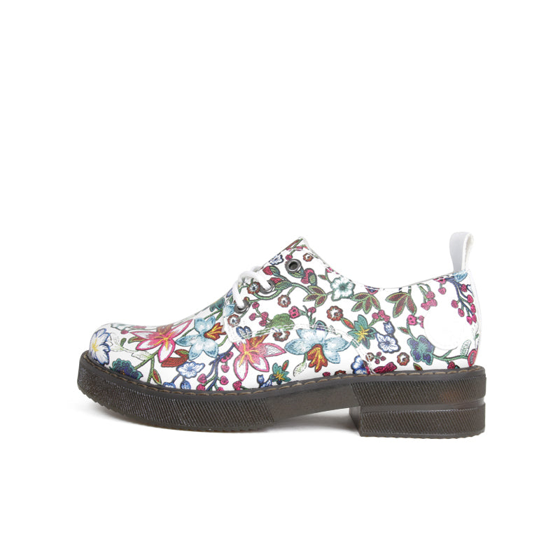 Rieker Women's Leather Shoes Classic Lace Up Casual Shoes 72000