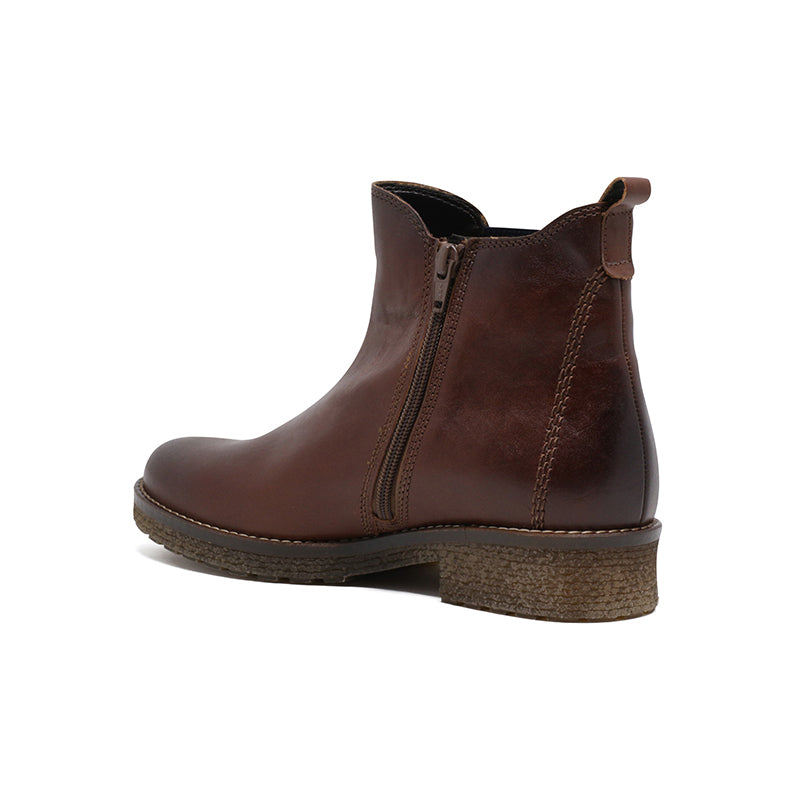 Gabor Muse Women's Boots Brown Leather Ankle Boots 72701