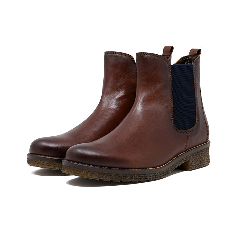 Gabor Muse Women's Boots Brown Leather Ankle Boots 72701