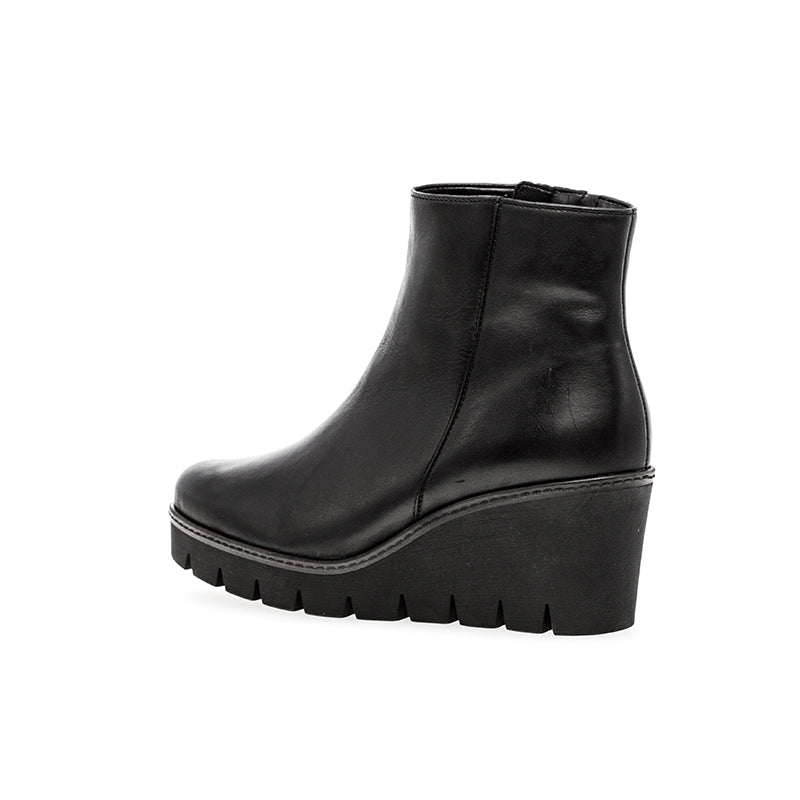 Gabor Utopia Women's Boots Black Leather Fashion Casual Shoes 74780