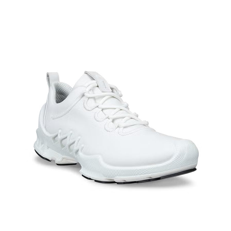ECCO Biom Aex Luxe Women's Sneakers White Leather Lace Up Casual Shoes 802833
